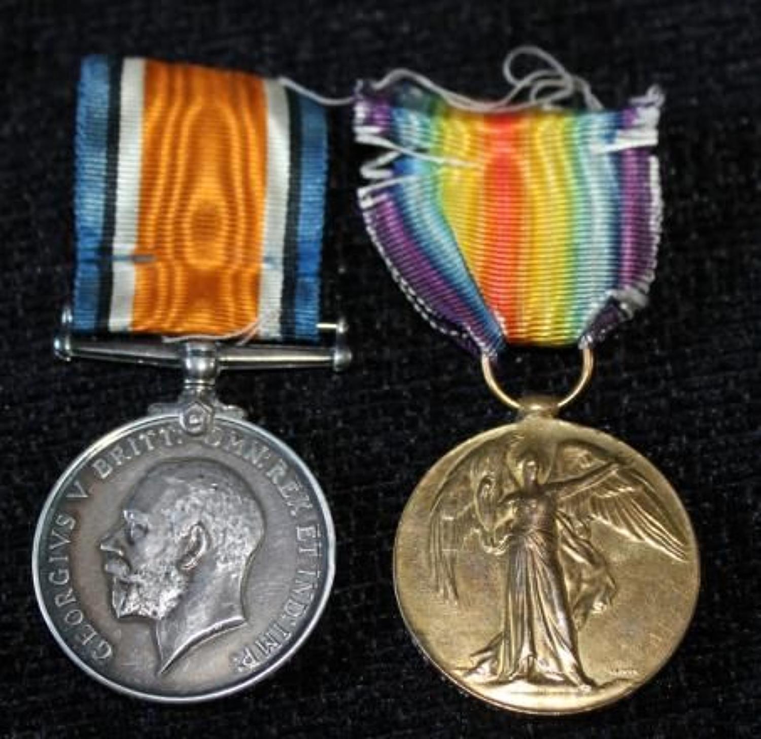 Medal Pair South African Infantry