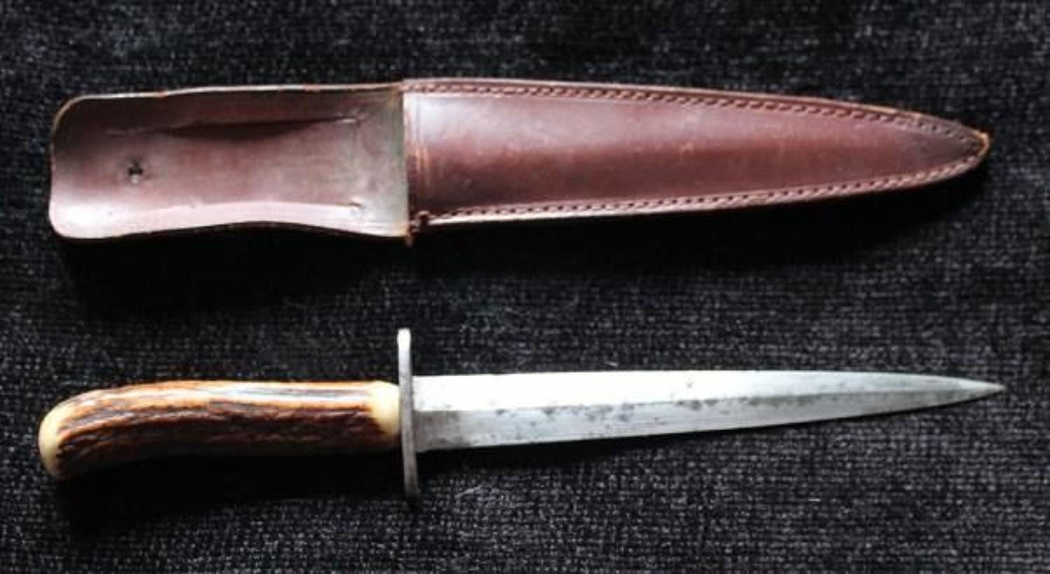 Stag Handled FS Fighting Knife