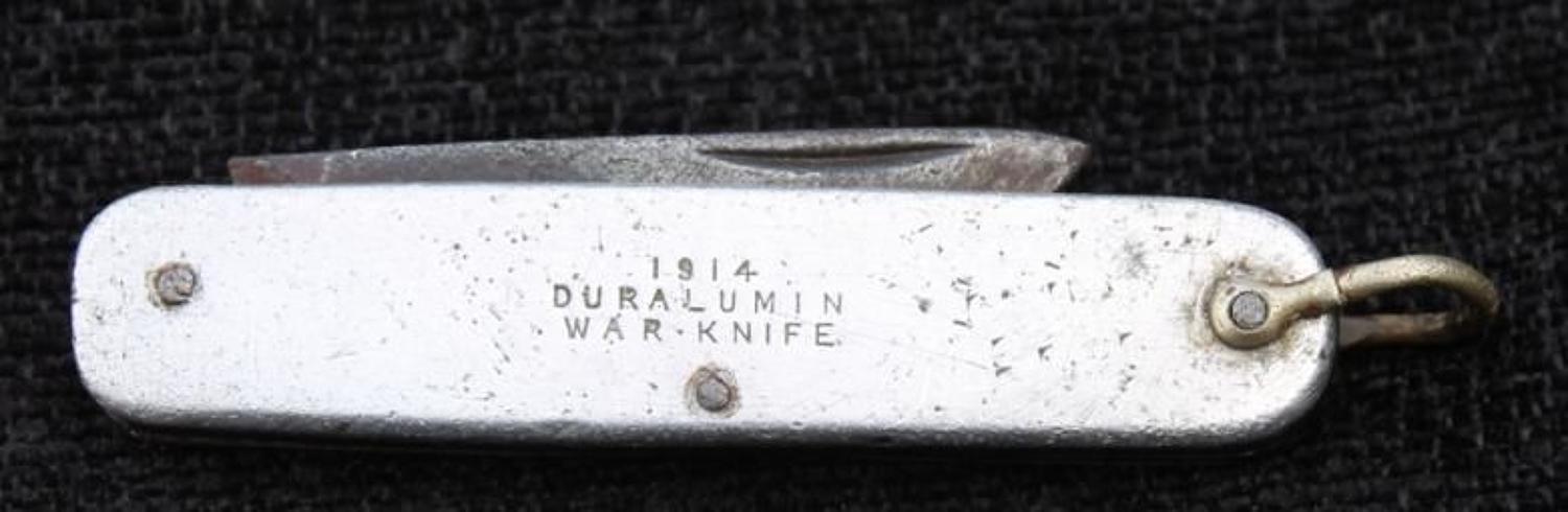 Duralumin War Knife 1914