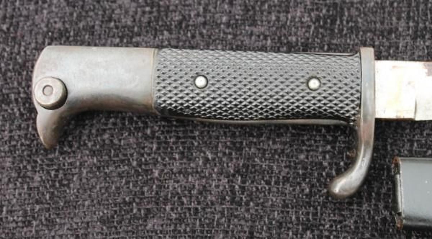 German Fighting Knife With Bayonet Fitting