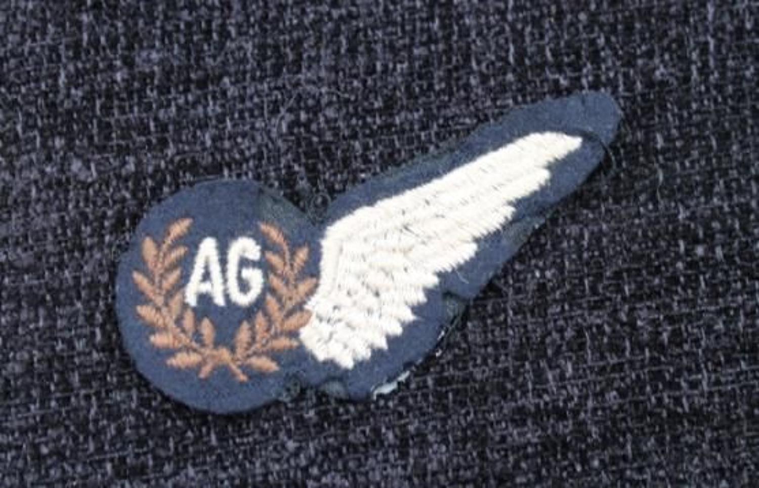 RAF Air Gunner Brevet
