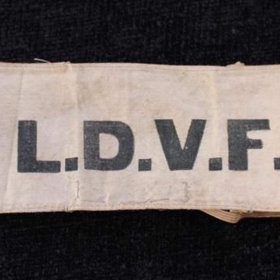 Local Defence Volunteer Force Cloth Arm Band