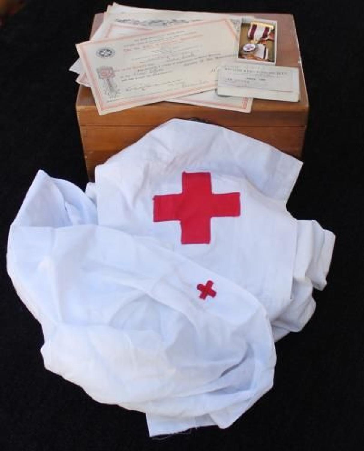 Interesting WW2 Red Cross Nurses Grouping
