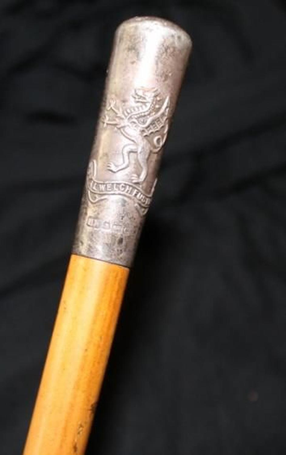 Royal Welsh Fusiliers Swagger Cane