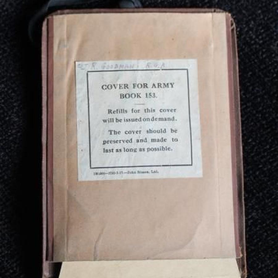 Field Message Book And Cover 153