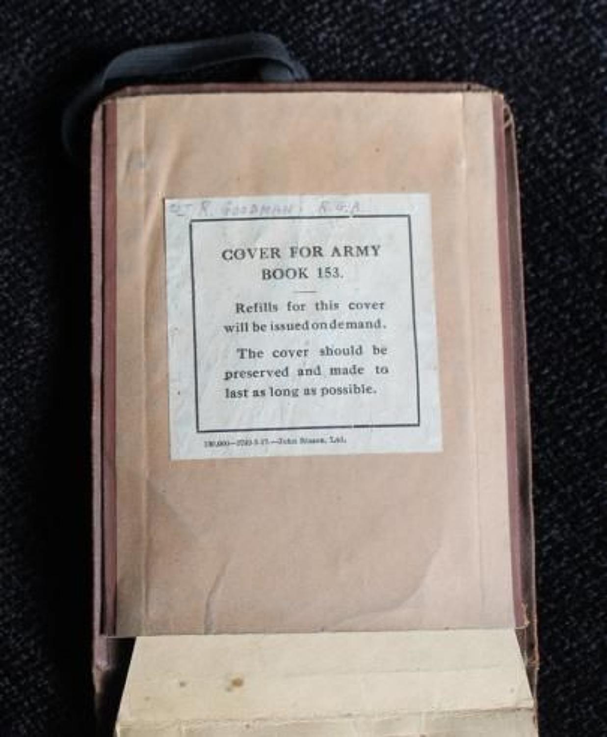 Field Message Book And Cover 153