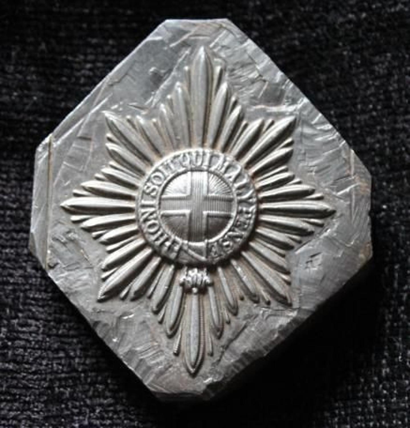 Coldstream Guards Badge Mould