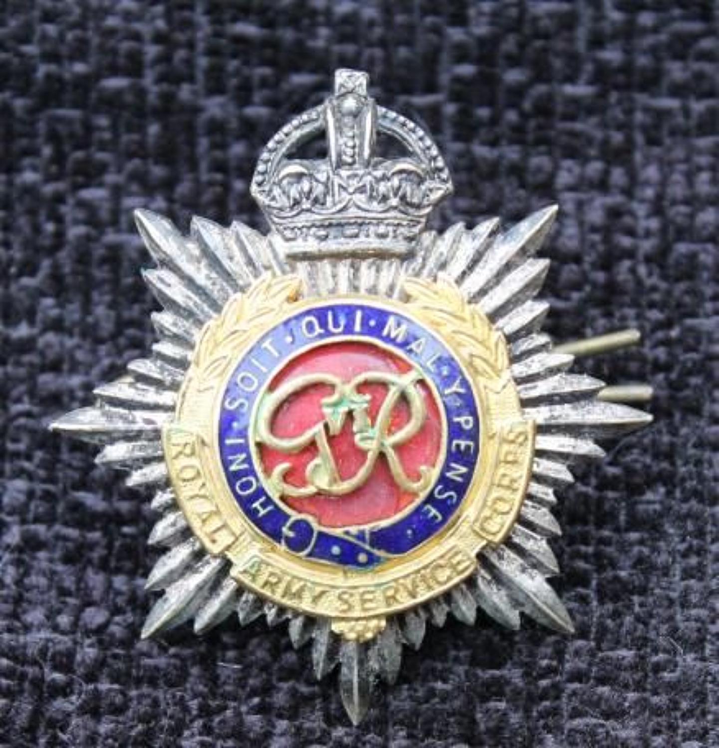 Army Service Corps Officers Cap Badge