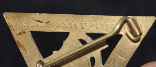 1916 Dated On War Service Badge