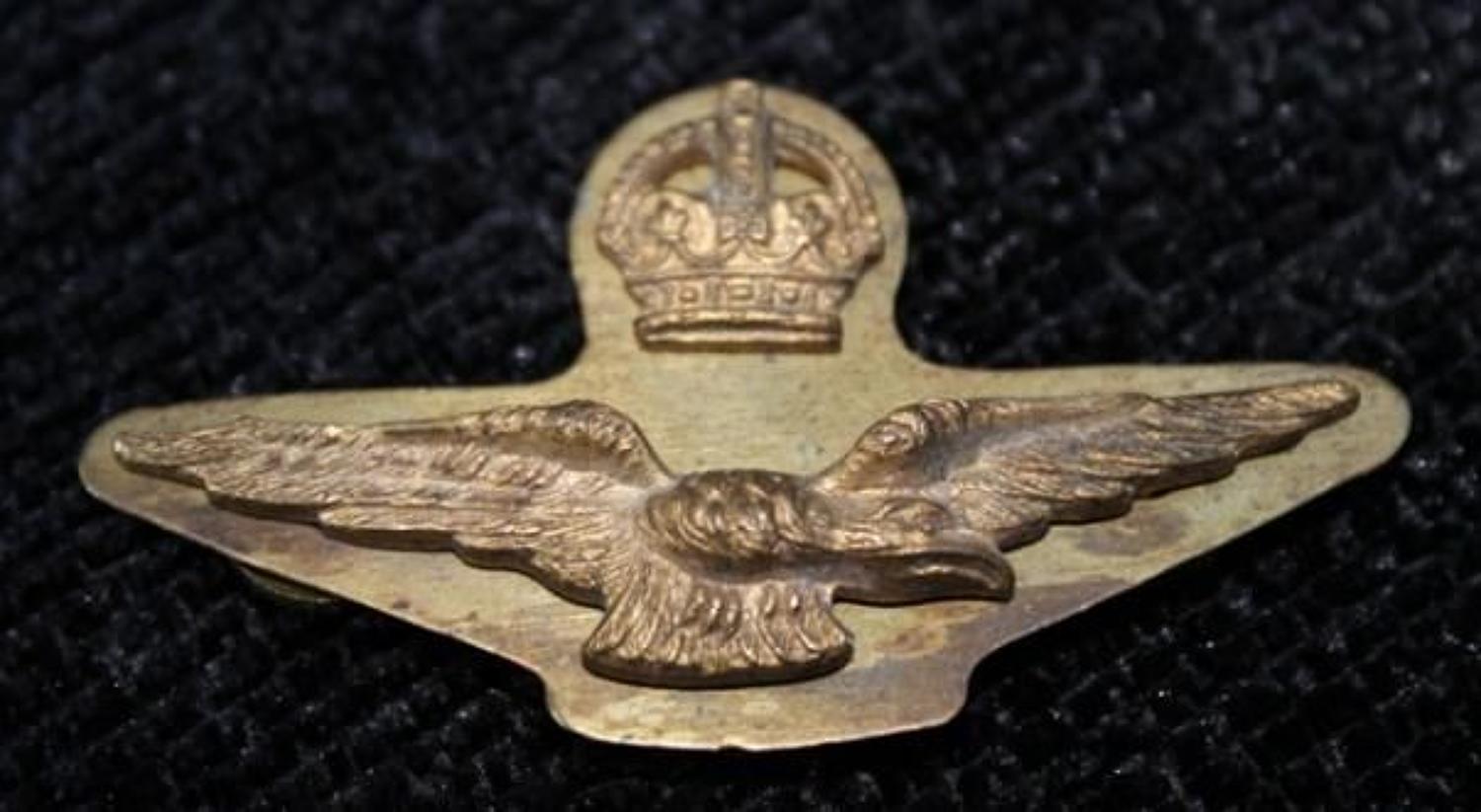 RAF Officers Side Cap Insignia