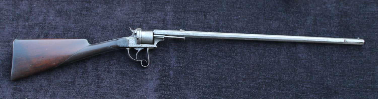 Lefaucheux Pinfire Revolving Rifle