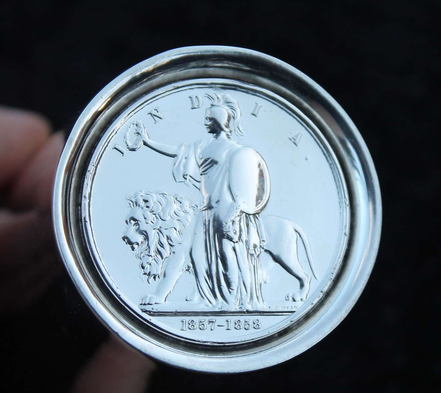 Indian Mutiny Medal/Solid Silver Beaker