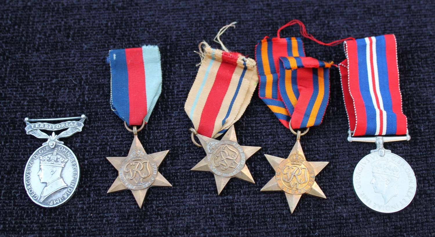 Burma Star Territorial Medal Group