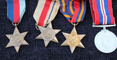 Burma Star Territorial Medal Group