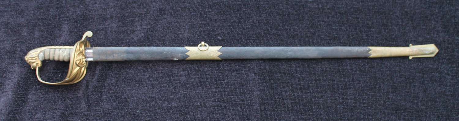 1827 Pattern Royal Naval Officers Sword Claymore Blade