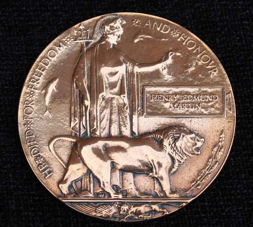 Great War Death Plaque 