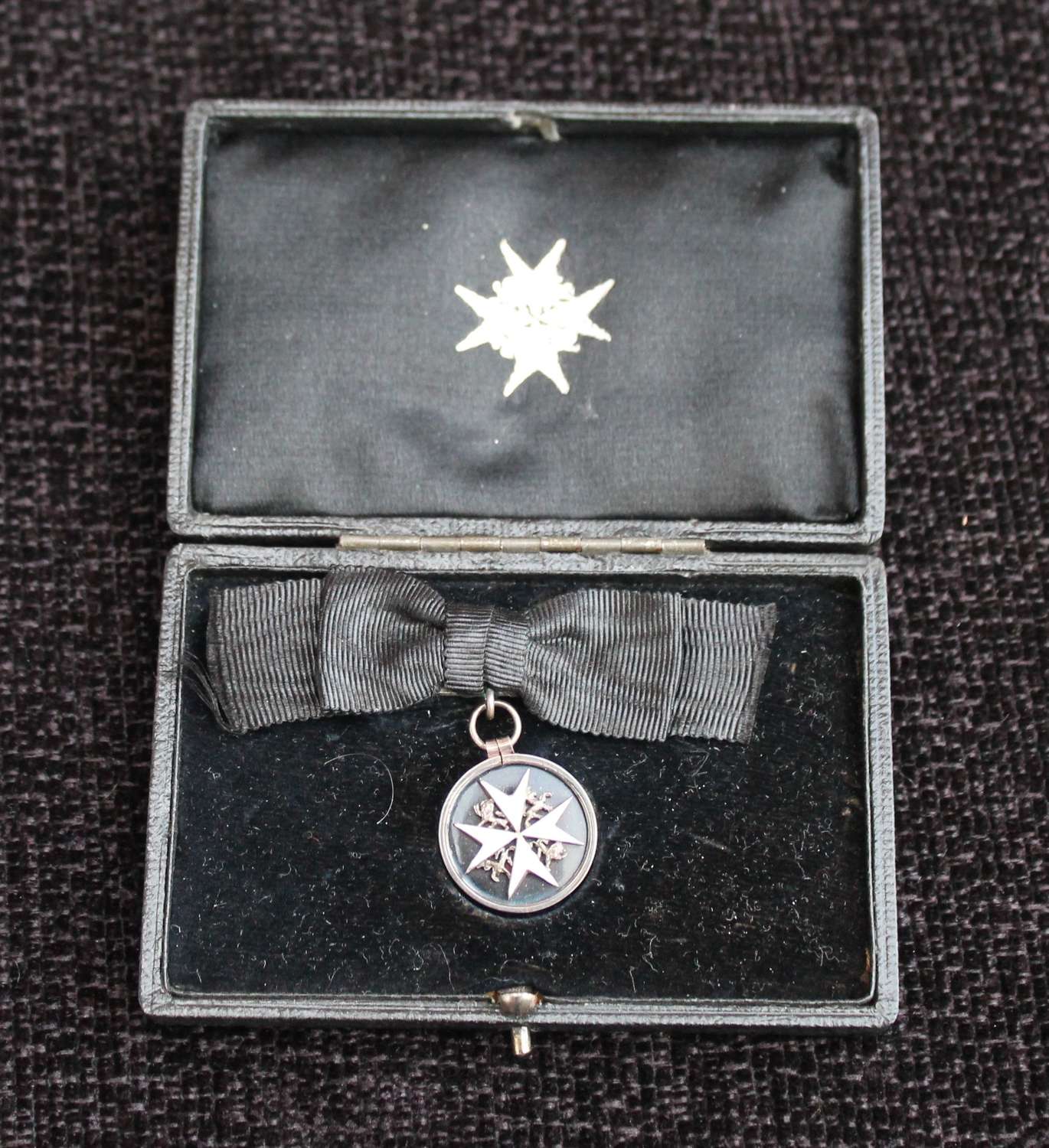 Cased Miniature Order Of St John