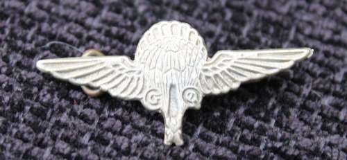 Gregory Quilter Paratroopers Badge