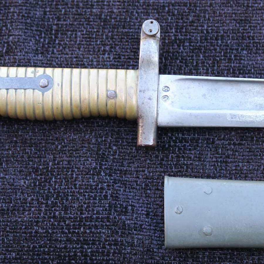 Cut Down Chassepot Bayonet Fighting Knife