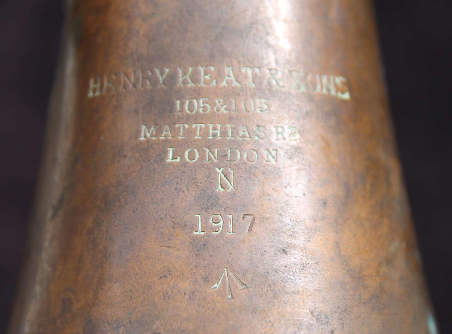 British Army Bugle Dated 1917