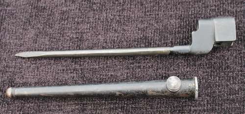British No 4 Mk II Spike Bayonet By Singer