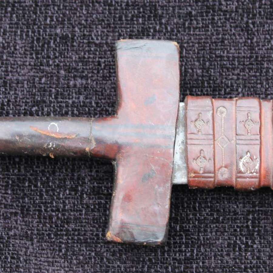 19thC Tuareg Takouba/Tabouka Broad Sword