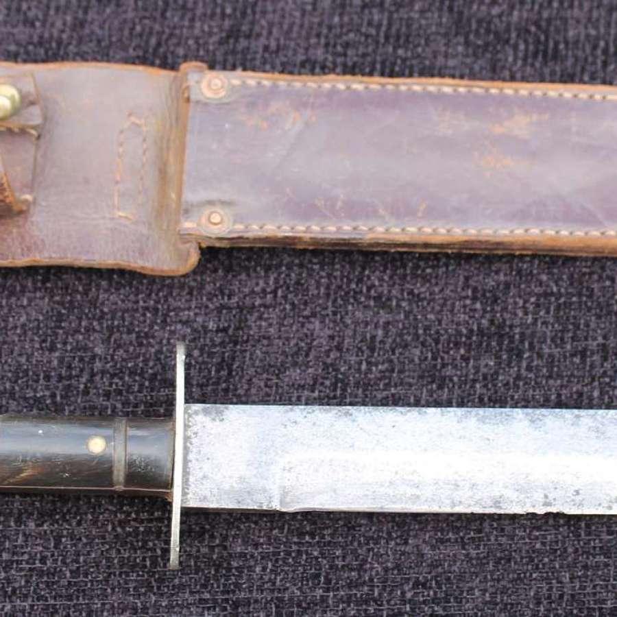Horn Hilted Chindit Bowie Knife