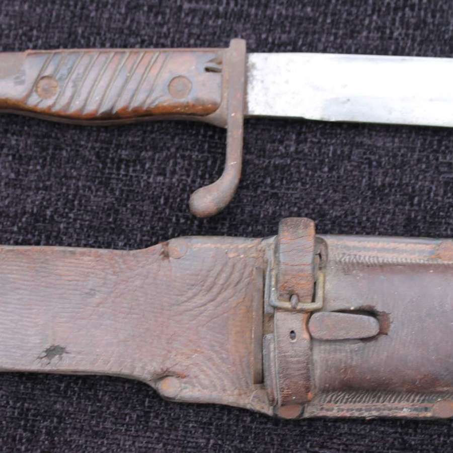 A Very Interesting Imperial German Butcher Bayonet