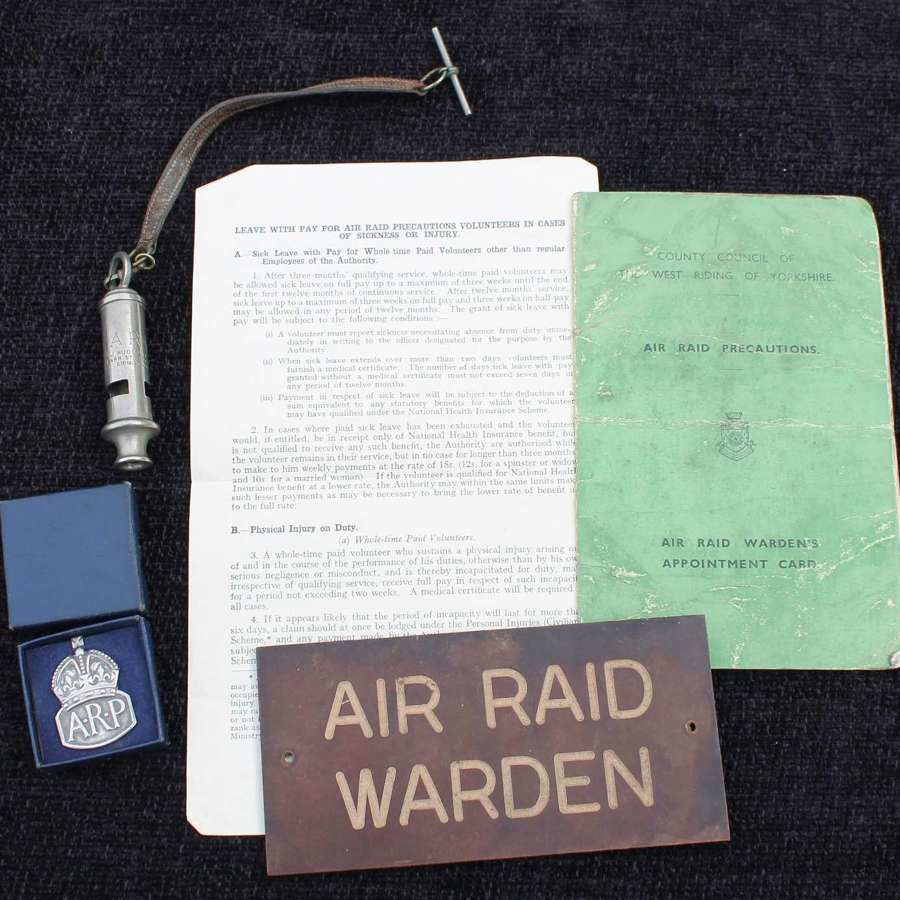 Air Raid Precautions ARP Warden Grouping