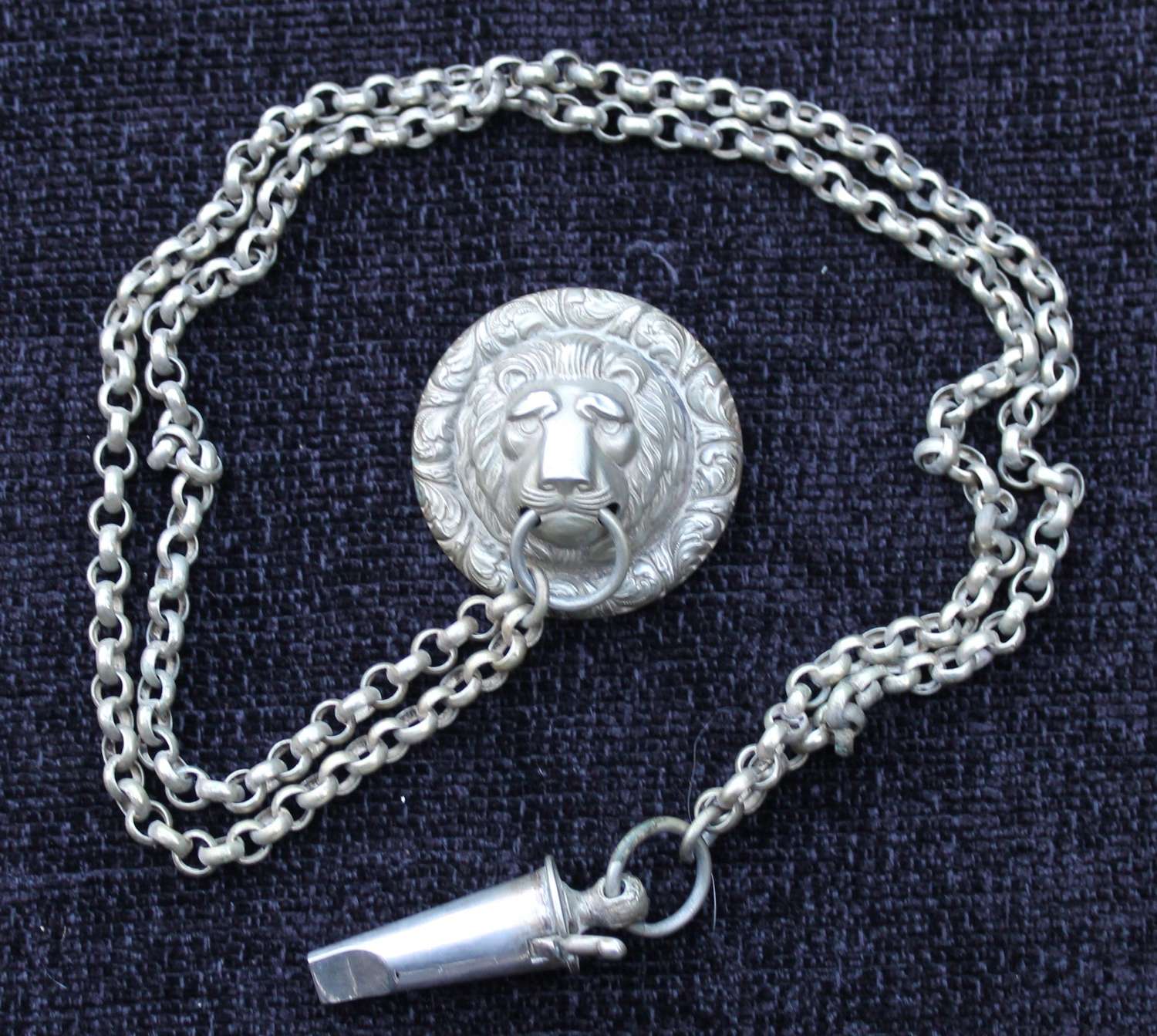 Cross Belt Whistle and Chain