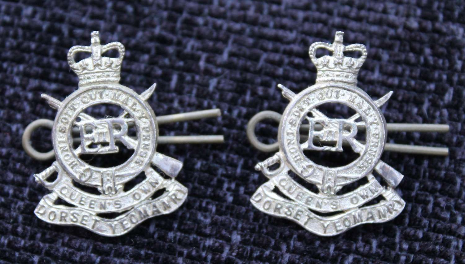 Queen's Own Dorset Yeomanry Collars.