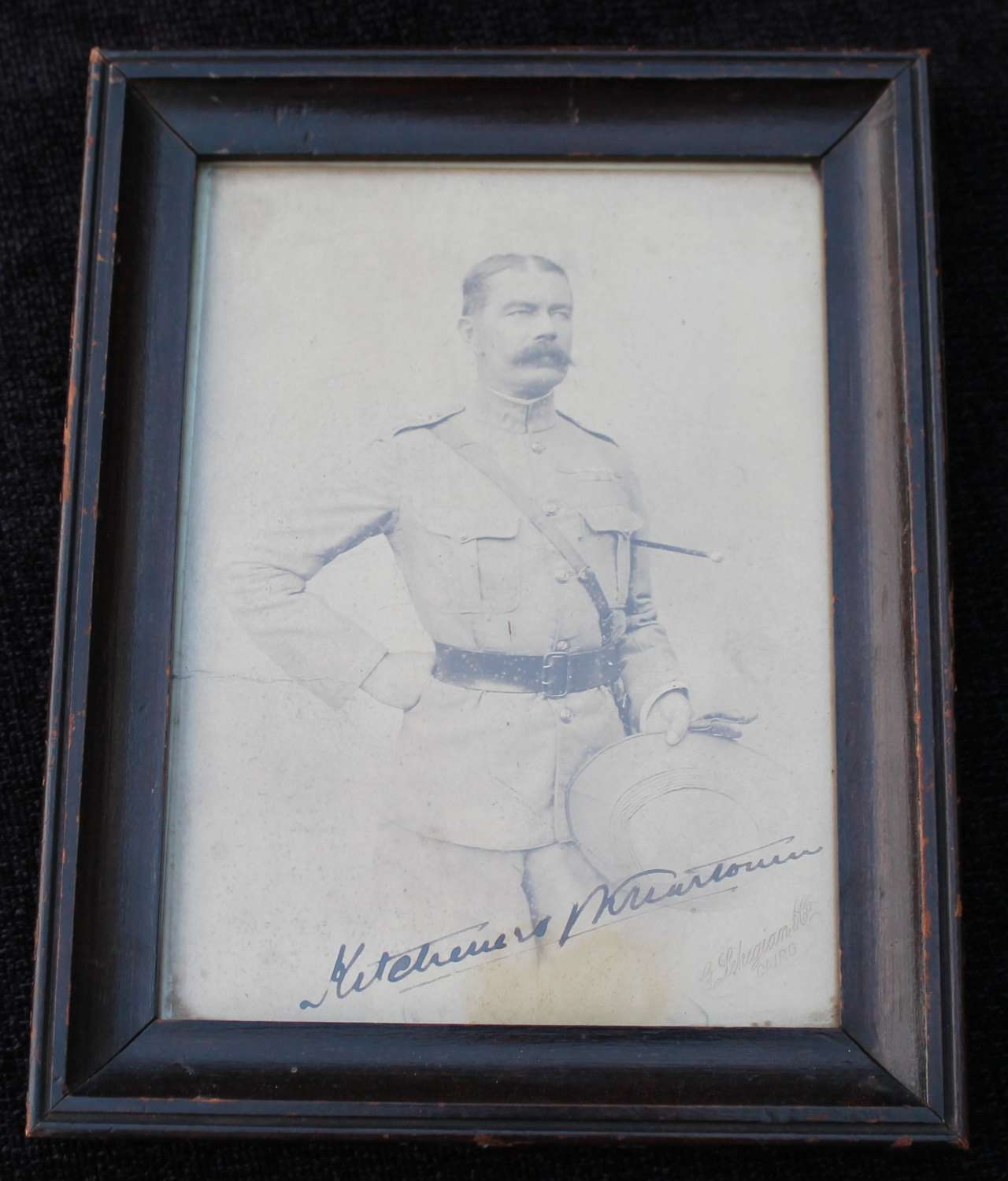 Signed Photograph Kitchener Of Khartoum Circa 1898