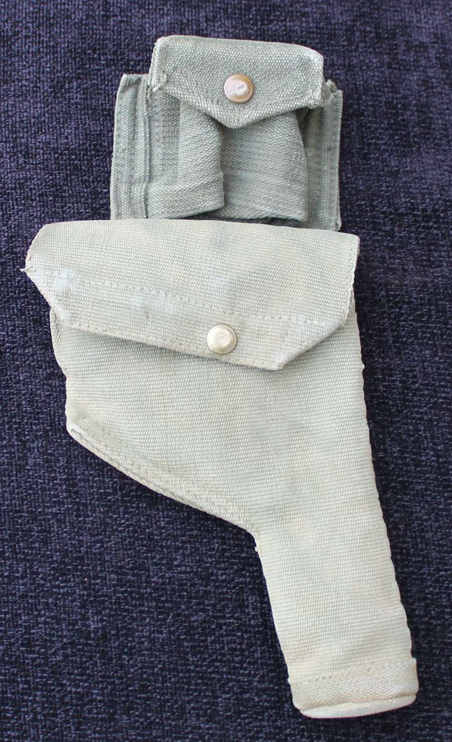 1937 Pattern Webbing Revolver Holster And Ammunition Pouch