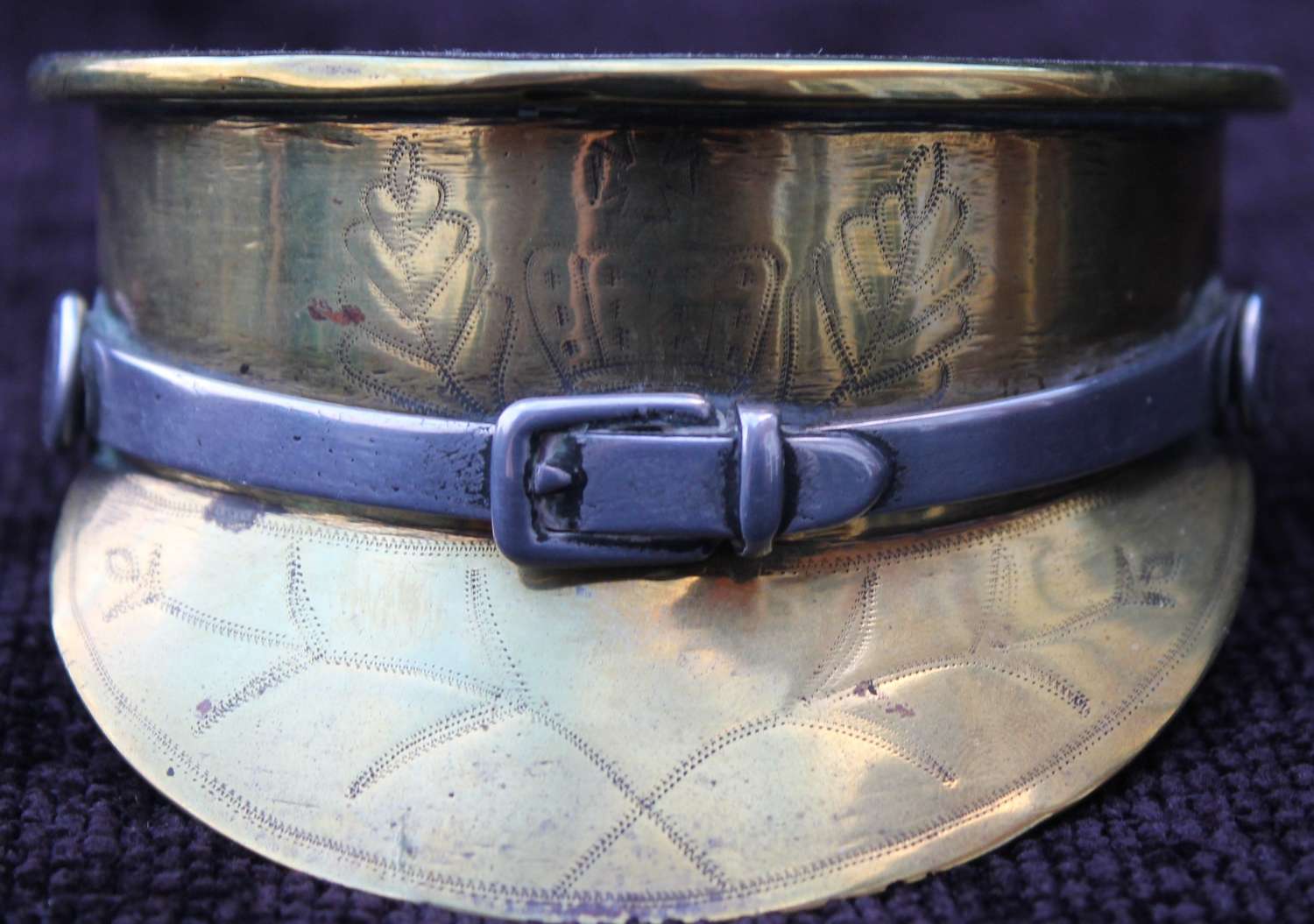 Trench Art Officers Cap