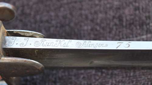 1796 Pattern Light Cavalry Officers Sword