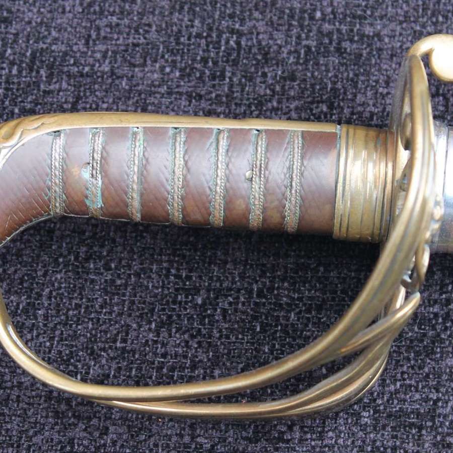 Attributable Victorian Infantry Officers Sword Patent Hilt