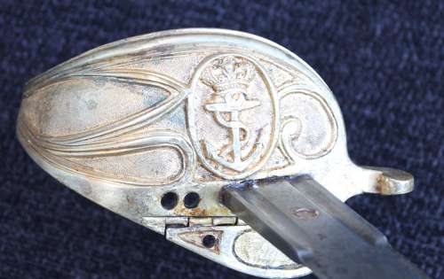 1827 Pattern Royal Naval Officers Sword Claymore Blade