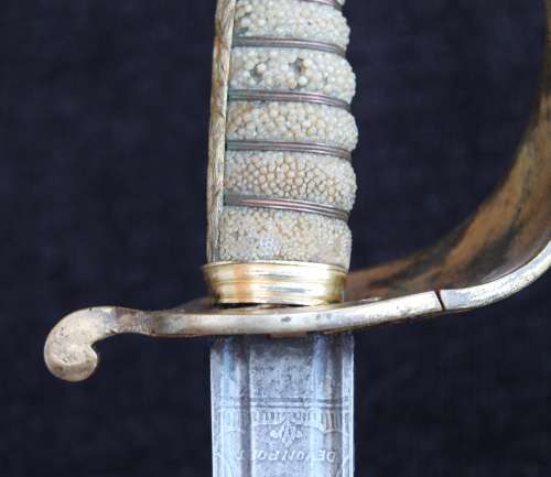 1827 Pattern Royal Naval Officers Sword Claymore Blade