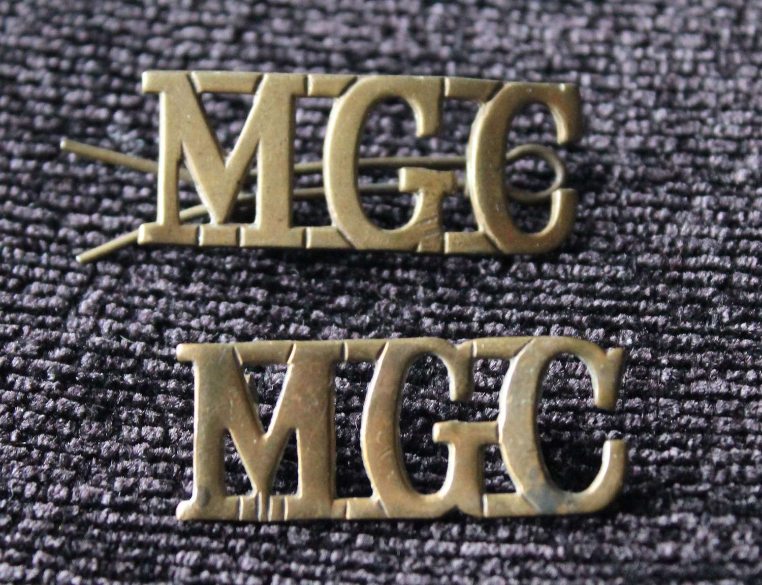 Machine Gun Corps Brass Titles