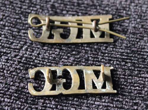 Machine Gun Corps Brass Titles