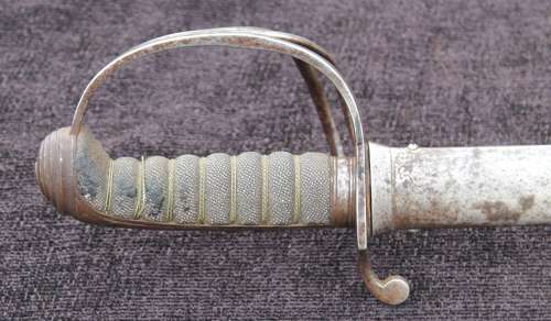 A Unique (Kings) Lynn Rifles Officers Short Sword