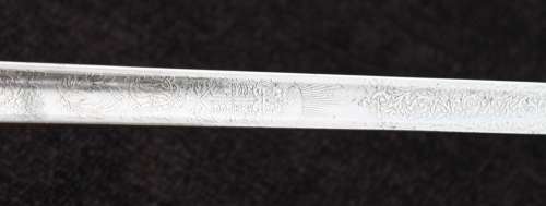 1895 Infantry Officers Sword With Patent Hilt Colonel White