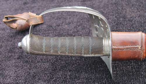 1895 Infantry Officers Sword With Patent Hilt Colonel White
