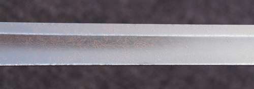 Blue and Gilt 1796 Infantry Officers Sword