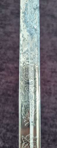 Attributed 3rd Hussars 1912 Pattern Cavalry Officers Sword