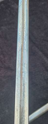 Lancashire Rifle Volunteers Officers Sword