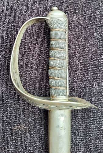 1895 Pattern Infantry Officers Sword By Mole