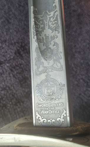 1897 Pattern Infantry Officers Sword By Fenton