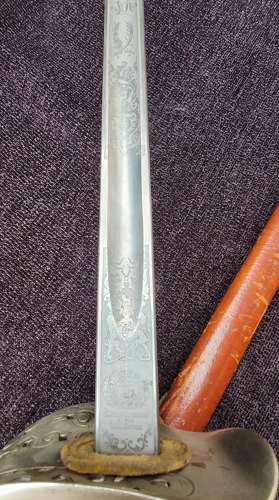 1897 Pattern Infantry Officers Sword By Fenton
