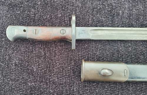 Unit Marked WW1 1907 Pattern SMLE Bayonet